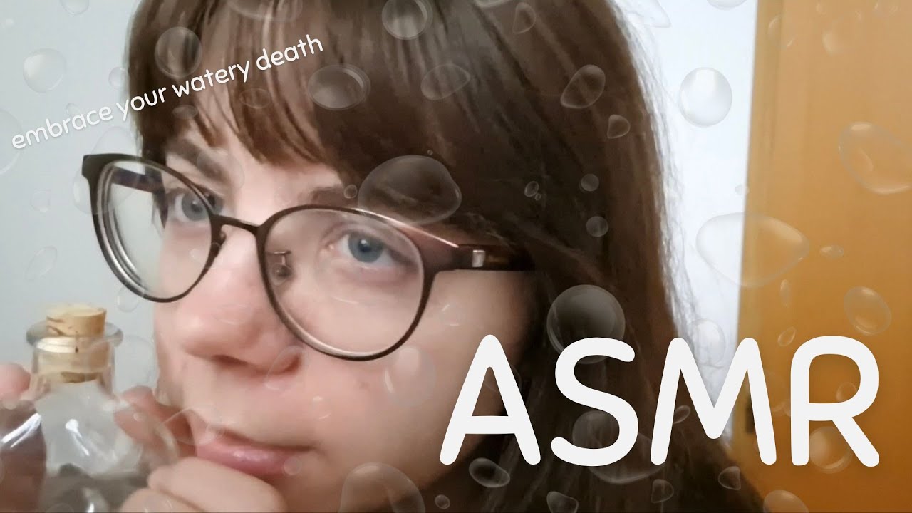 water sounds, tapping, and whispering ASMR (echo at 11:00)