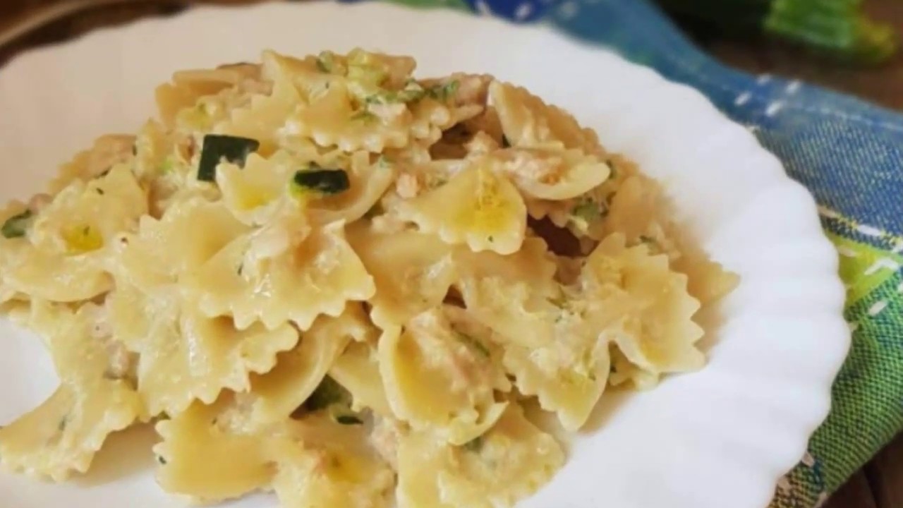 FARFALLE TONNO E ZUCCHINE BIMBY