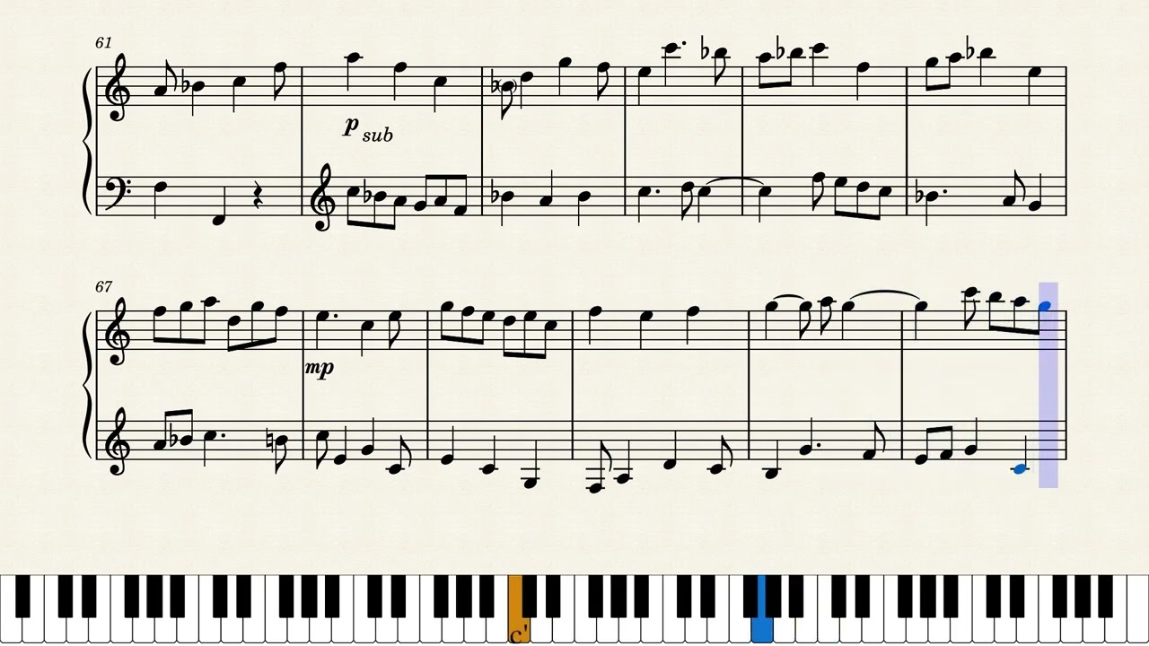 Fuga No 1 from Cuatro Fugas - LCM Grade 7 piano (2021-2024)