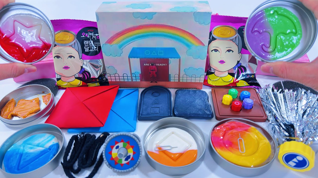 [🐰toy asmr🐰] Squid Game2 Game PlaySet ASMR Satisfying with Unboxing 오징어게임2 굿즈 No talking Review Toys