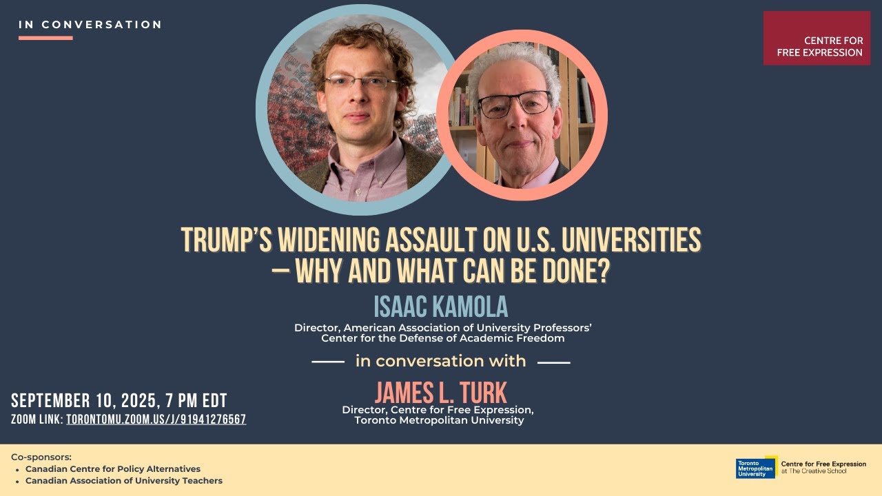 Trump’s widening assault on U.S. universities – why and what can be done?