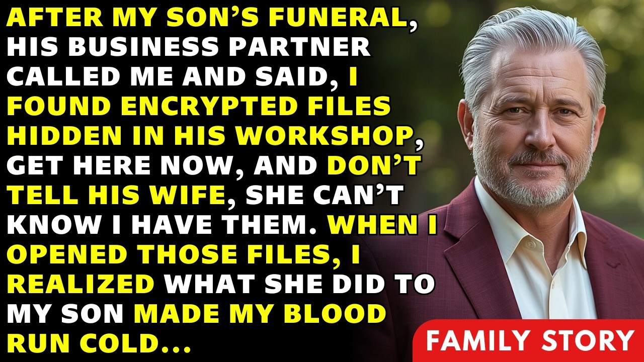 After My Son's Funeral, His Partner Said, 'I Found His Hidden Files,' And That Changed Everything…