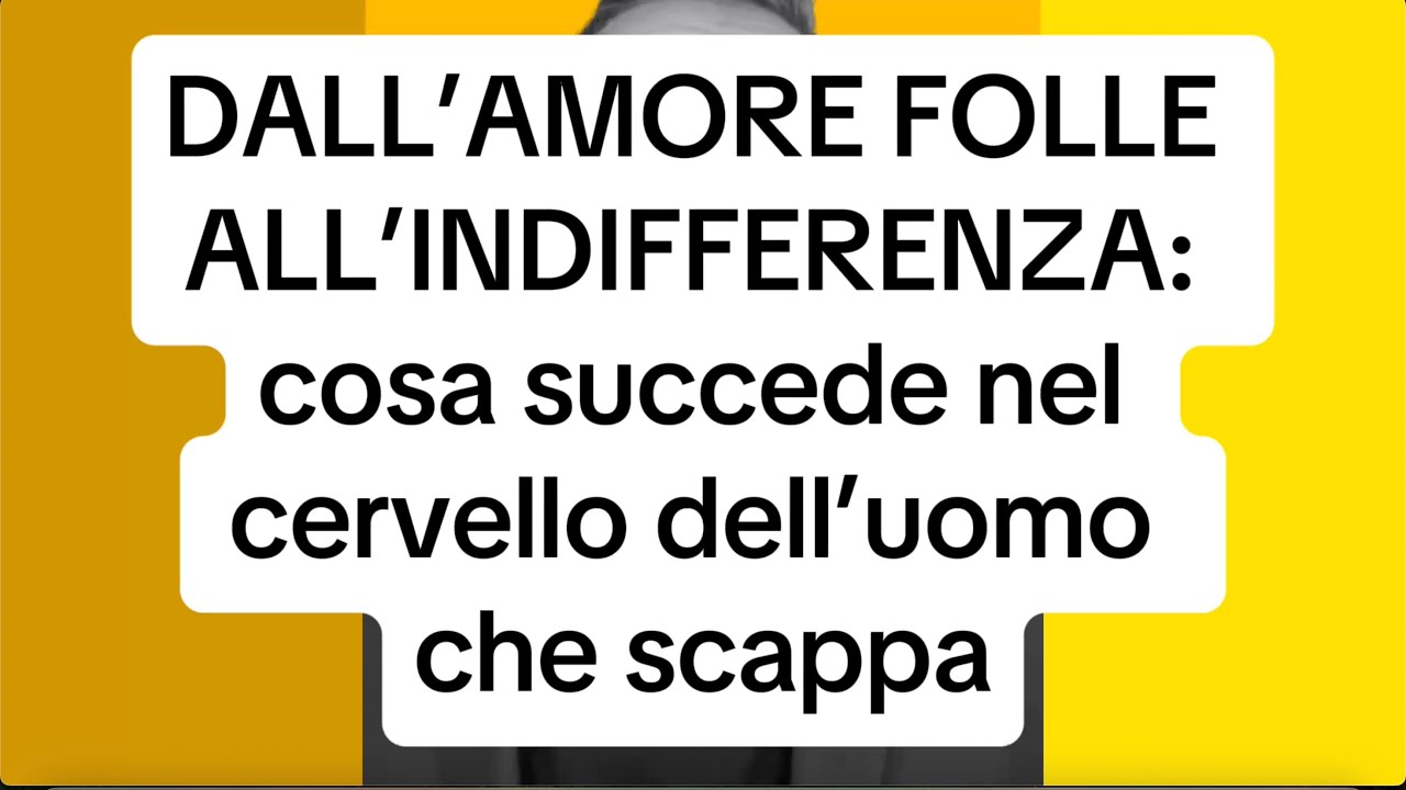 DALL’AMORE FOLLE ALL’INDIFFERENZA:
