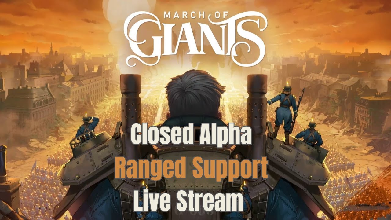 NEW MOBA/RTS GAME! March of Giants | Closed Alpha Support Gameplay