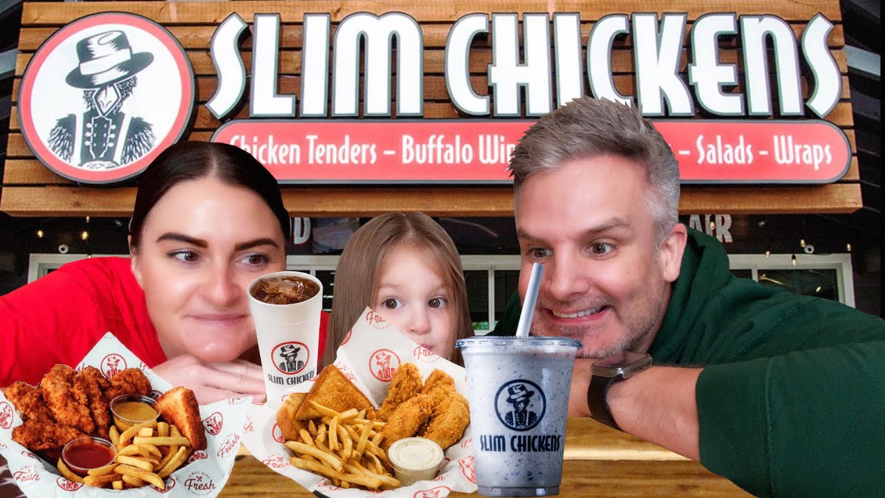 Brits Try SLIM CHICKENS for the first time! (What&rsquo;s Slim Chickens?) #chicken #friedchicken #review