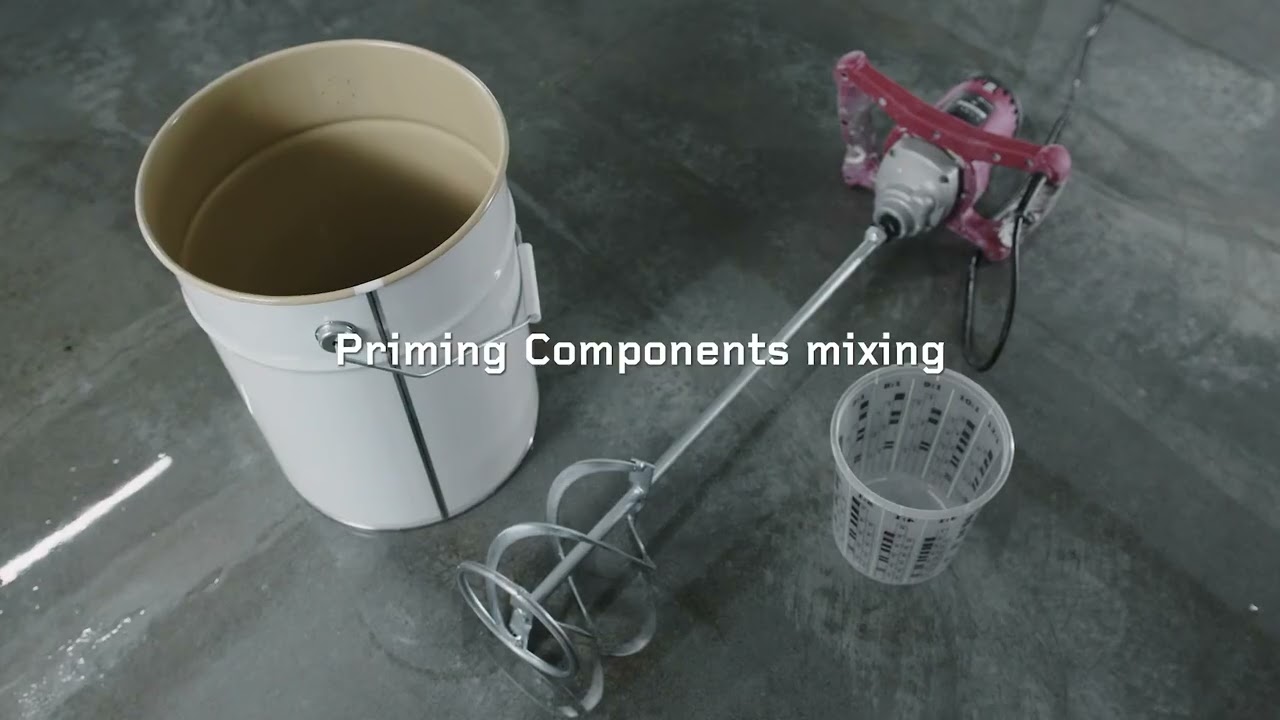 How to apply Temafloor P300 topcoat to a new concrete garage floor