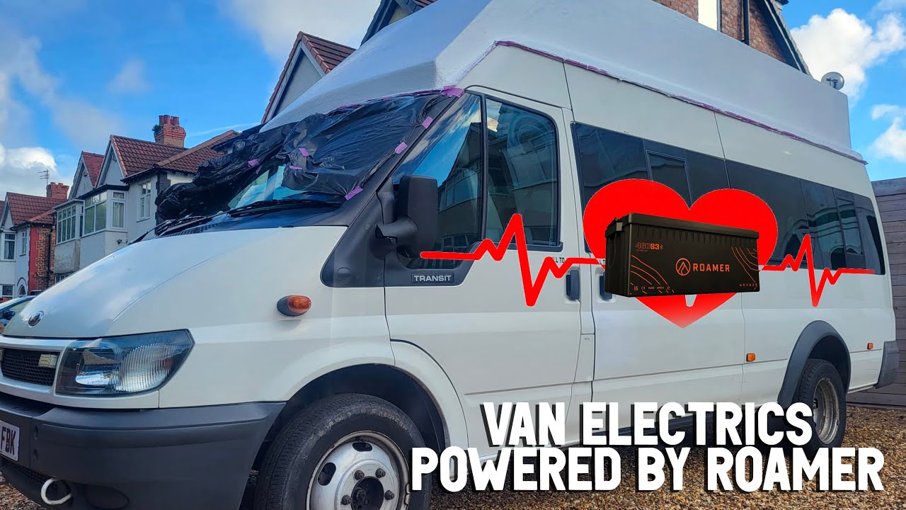 Powered by Roamer | Our Lithium Ion Phosphate power house | Van build | Transit self build