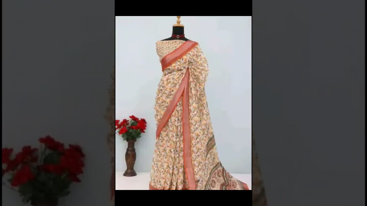 Beautiful treditional digital printed saree ❤️ booking fast 💵💸🛒#cashondeliverysarees #partywearsaree
