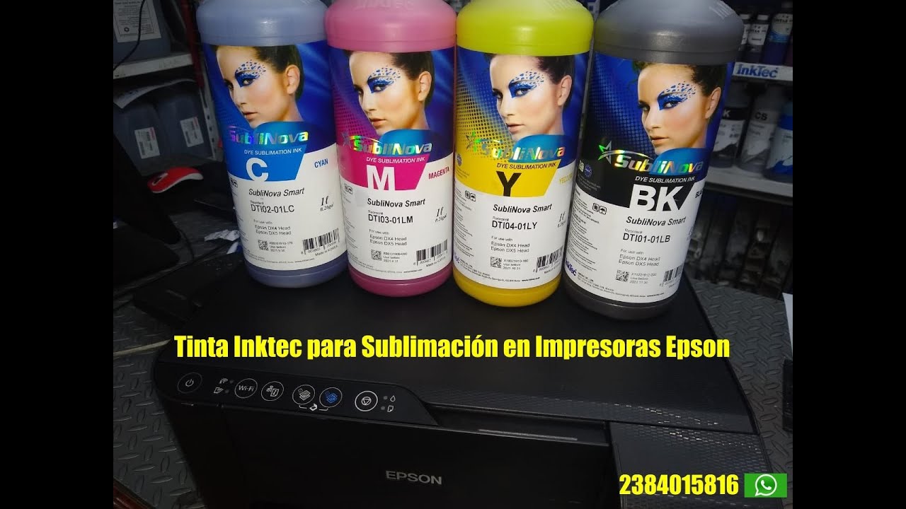 Cambiar a tinta de sublimación una Impresora Epson
