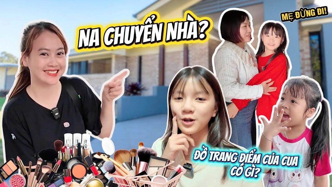 Khám Phá Đồ Trang Điểm Siêu Nhiều Của Thành Viên Suýt Rời Team Hà Hí - Ngày Chia Xa Của Na Và Mẹ