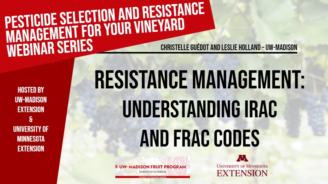 Resistance Management – Understanding IRAC and FRAC Codes