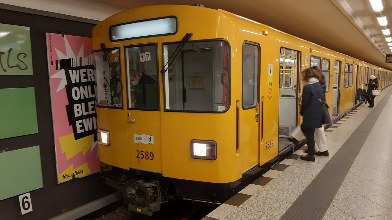 Mitfahrt in der U8 von Hermannstraße bis Alexanderplatz im F76E mit Bus, Bahn Videos und mehr