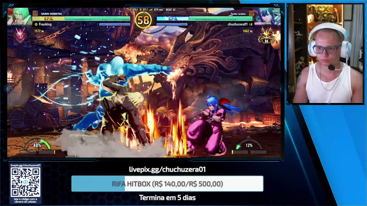treinando garouzin! Colaborem com a campanha e concorram a uma hitbox 2nd impact!