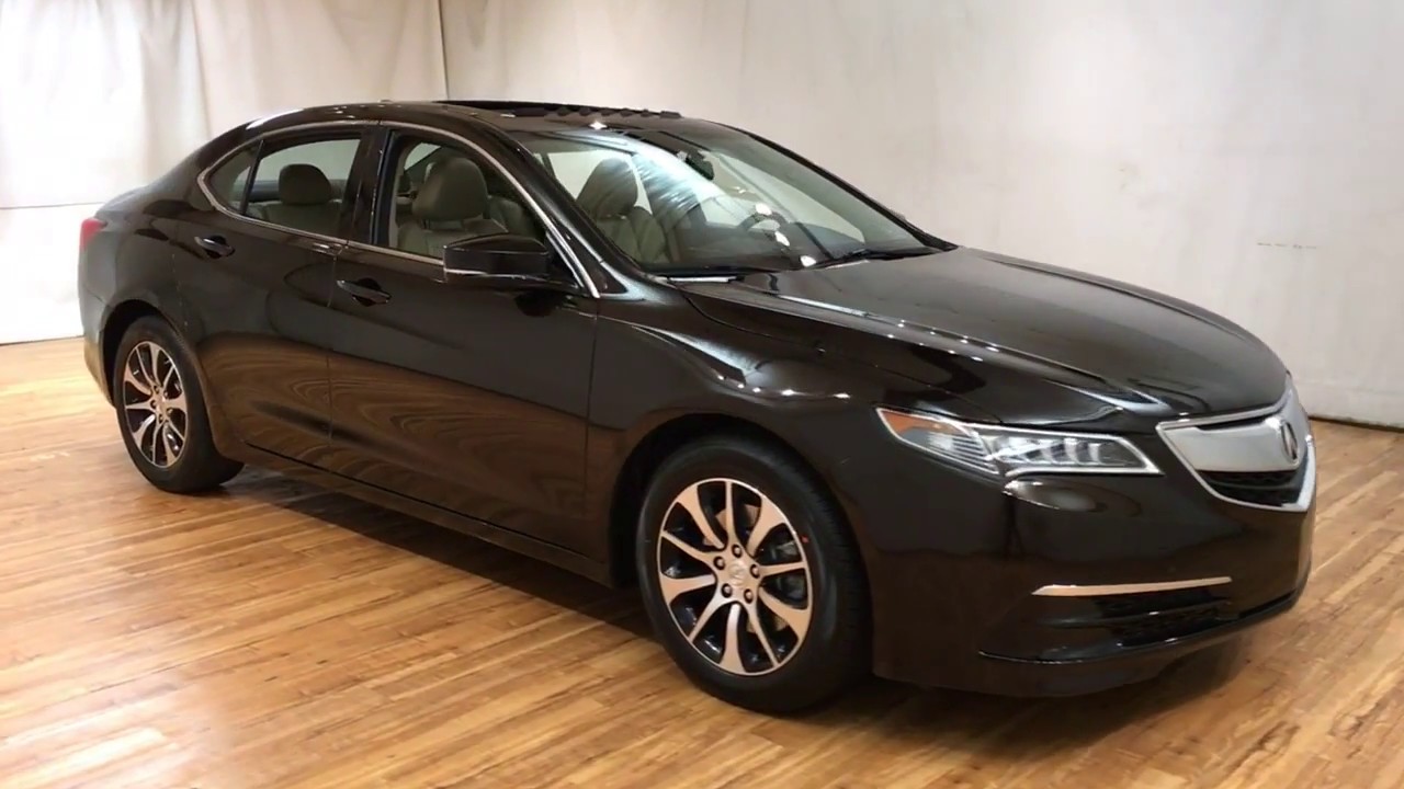 2015 Acura TLX MEDIA SCREEN MOONROOF REAR CAMERA LEATHER 