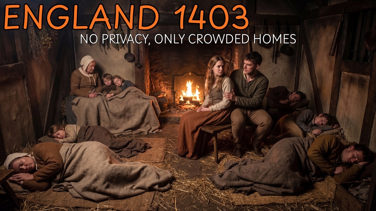 1403 England: No Privacy, Only Crowded Homes — Inside Medieval Peasant Homes