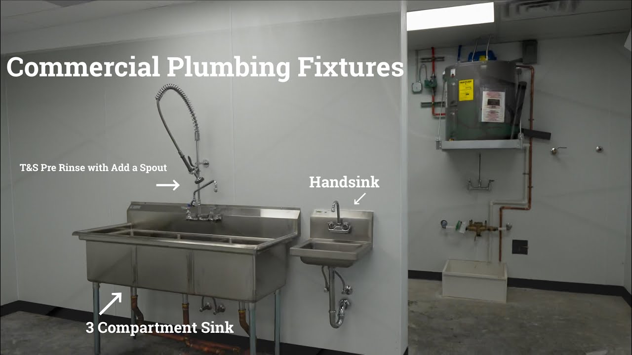 Installing Restaurant Plumbing Fixtures-Commercial Plumbing