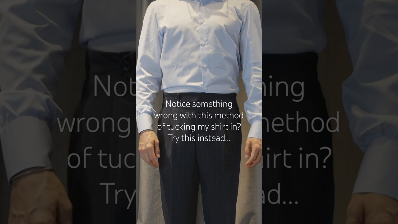 Don&rsquo;t tuck your shirt in like this. Instead try this&hellip; #mensweartips