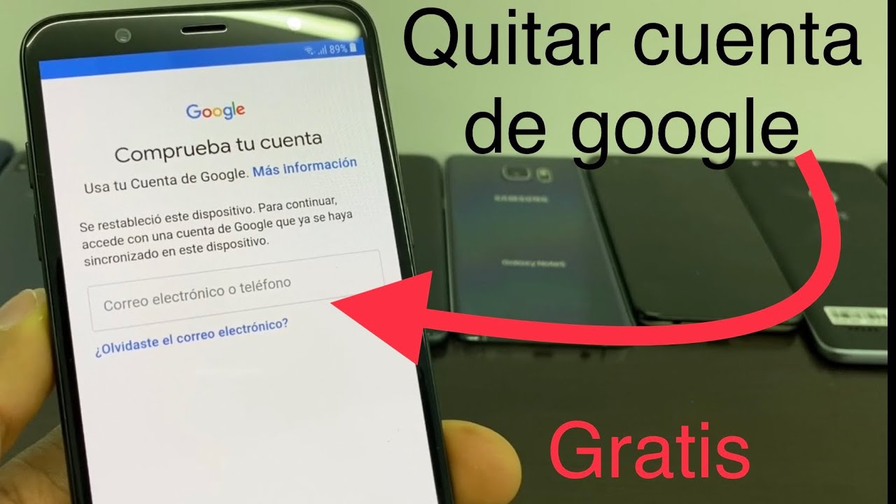 C&oacute;mo Eliminar Cuenta Google de mi Celular