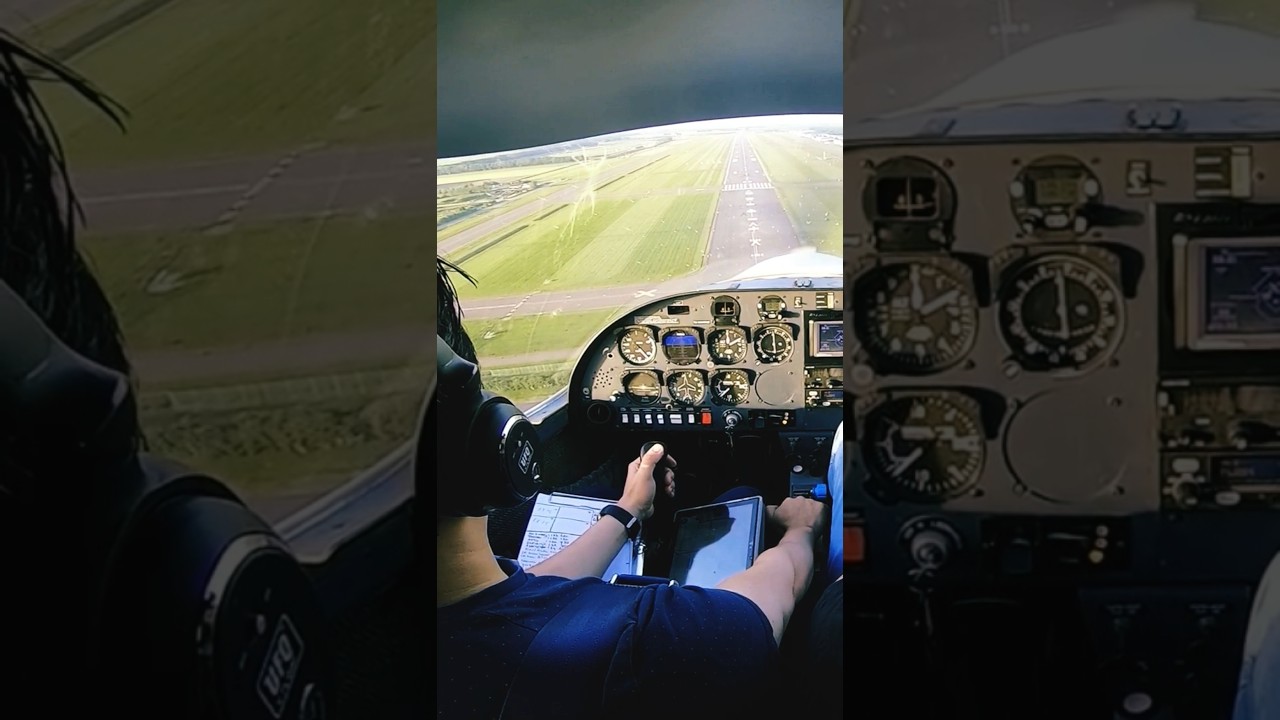Crosswind Landing at lelystad airport in the Diamond Katana 💯☀️❤️
