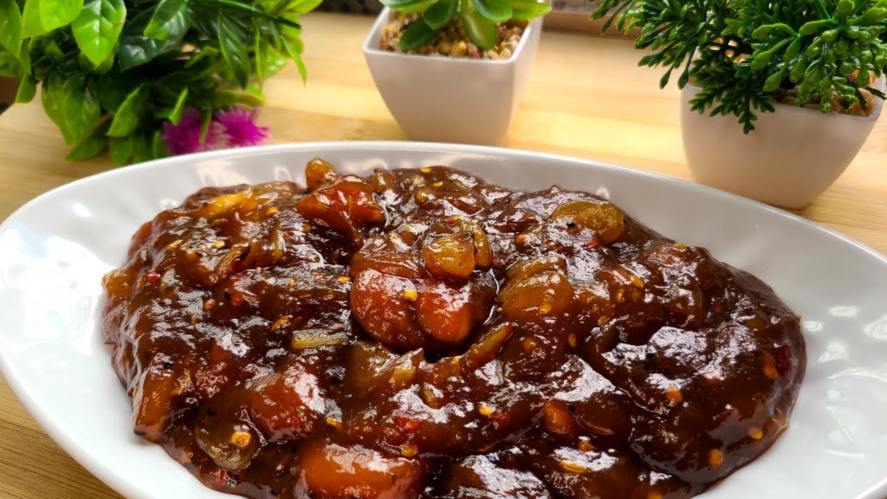 আলুবোখারা তেঁতুলের মিক্সড চাটনি (Plum Tamarind Mixed Chutney)