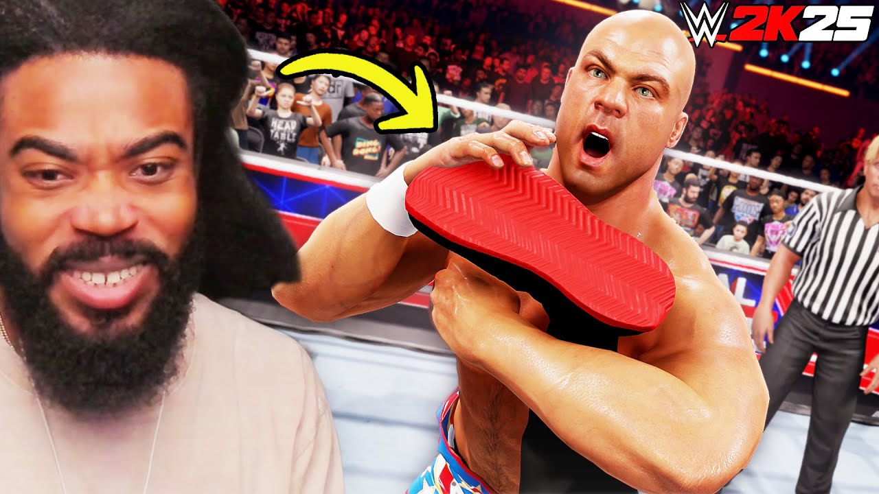 BREAKING ANKLES AS KURT ANGLE! | WWE 2K25