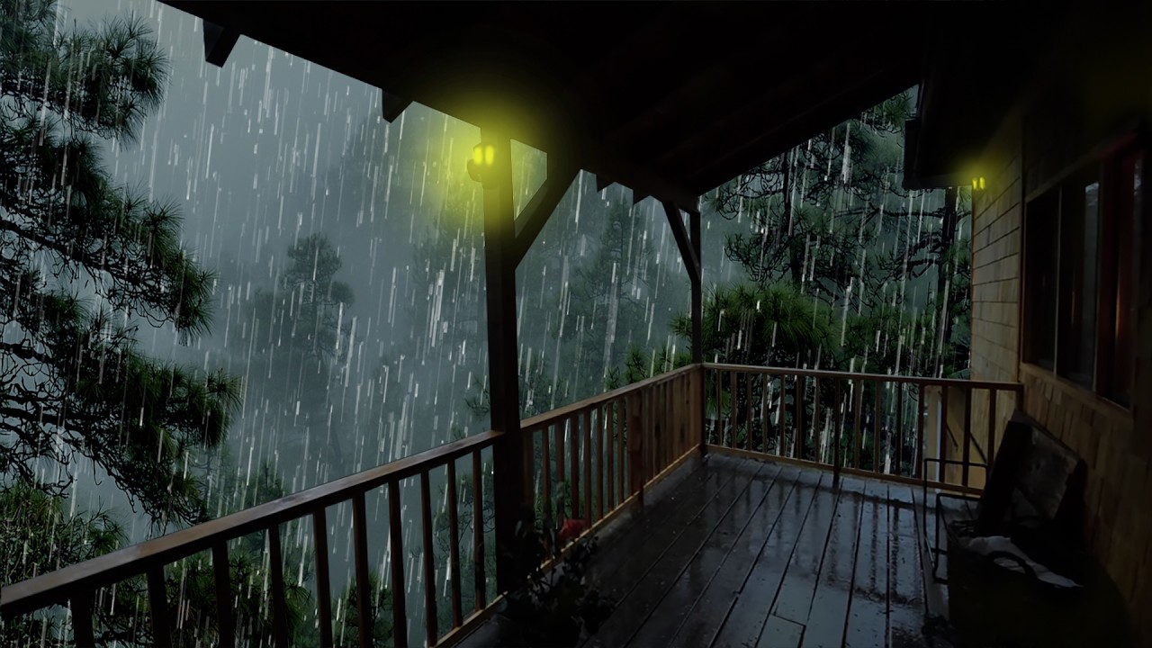 Lluvia Relajante Para Dormir - Sonido de Lluvia y Truenos - Rain Sound for Sleeping Relax 227