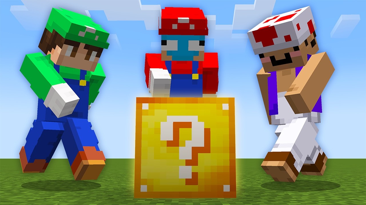 Minecraft LUCKY BLOCK Race!