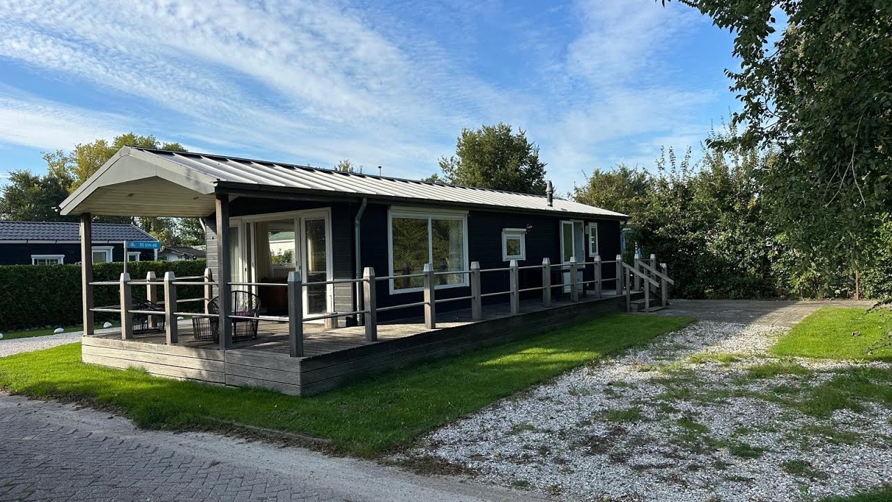 Chalet te koop met eigen grond op Waterpark Yn'e Lijte in Grou, Friesland!