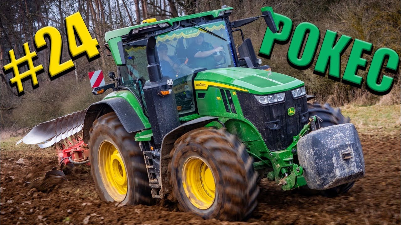Pokec #24 | New John Deere 7R290 v Orbě | Moje začátky , Funglovka, 4000 hektarů