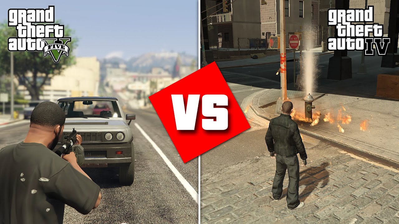GTA 5 VS GTA 4 ULTIMATE COMPARISON [ IS GTA IV BETTER THAN GTA V? ] #05
