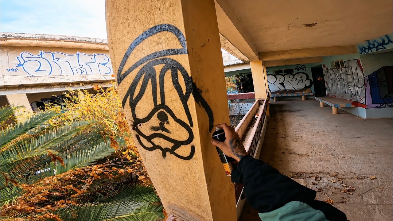 HICE GRAFFITI EN UN HOTEL ABANDONADO HABÍA GENTE ADENTRO MISSION 45