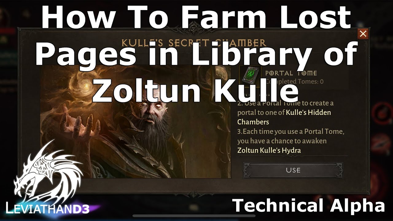 [Diablo Immortal] How To Farm Lost Pages in Library of Zoltun Kulle | Technical Alpha