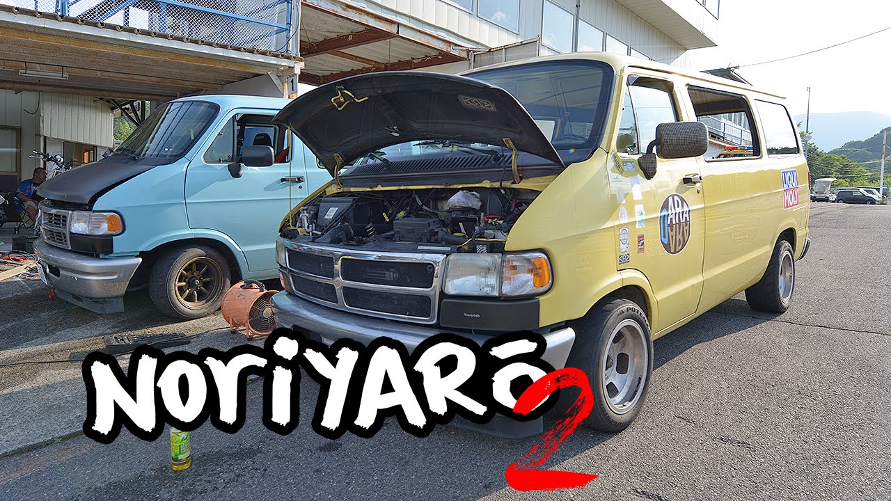 Dajiban onboard uncut! Dodge Ram van racing in Japan