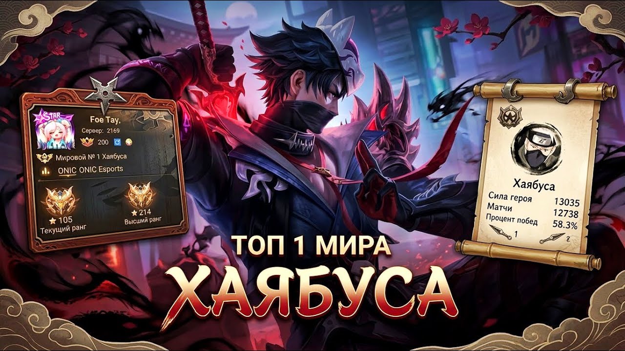 УЖАСЫ СОЛО РАНГА! ТОП 1 МИРА ХАЯБУСА ТЕРПИТ БОЛЬ И УНИЖЕНИЕ / MOBILE LEGENDS