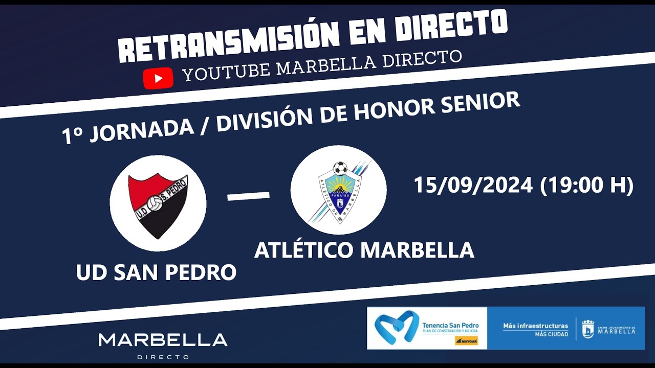 UD San Pedro VS CD Atlético Marbella Paraíso (División de Honor Senior)