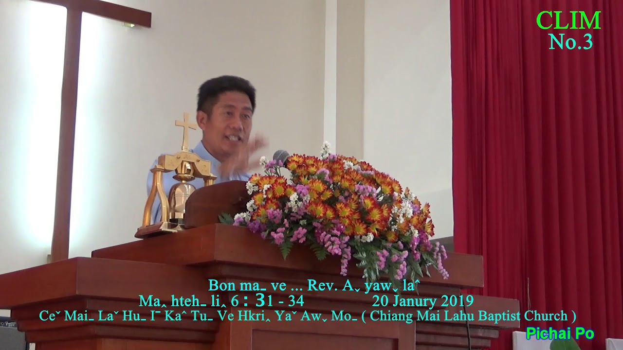 CLIM... Bon ma hkaw... 2019... NO.3  Ma‸htehˍ li‸ 6: 31 - 34