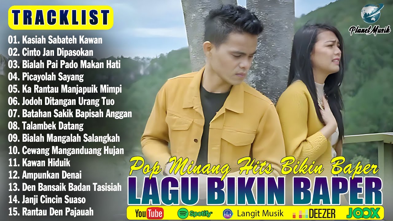 Lagu Minang Terbaru 2025 Hits Bikin Baper ~ Full Album Pop Minang Terpopuler ~ Enak Didengar