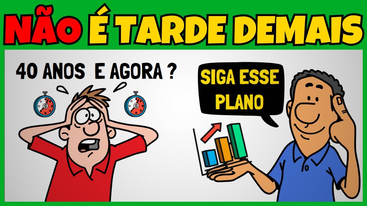 40 anos e NADA GUARDADO para a aposentadoria? - FAÇA ISSO AGORA!