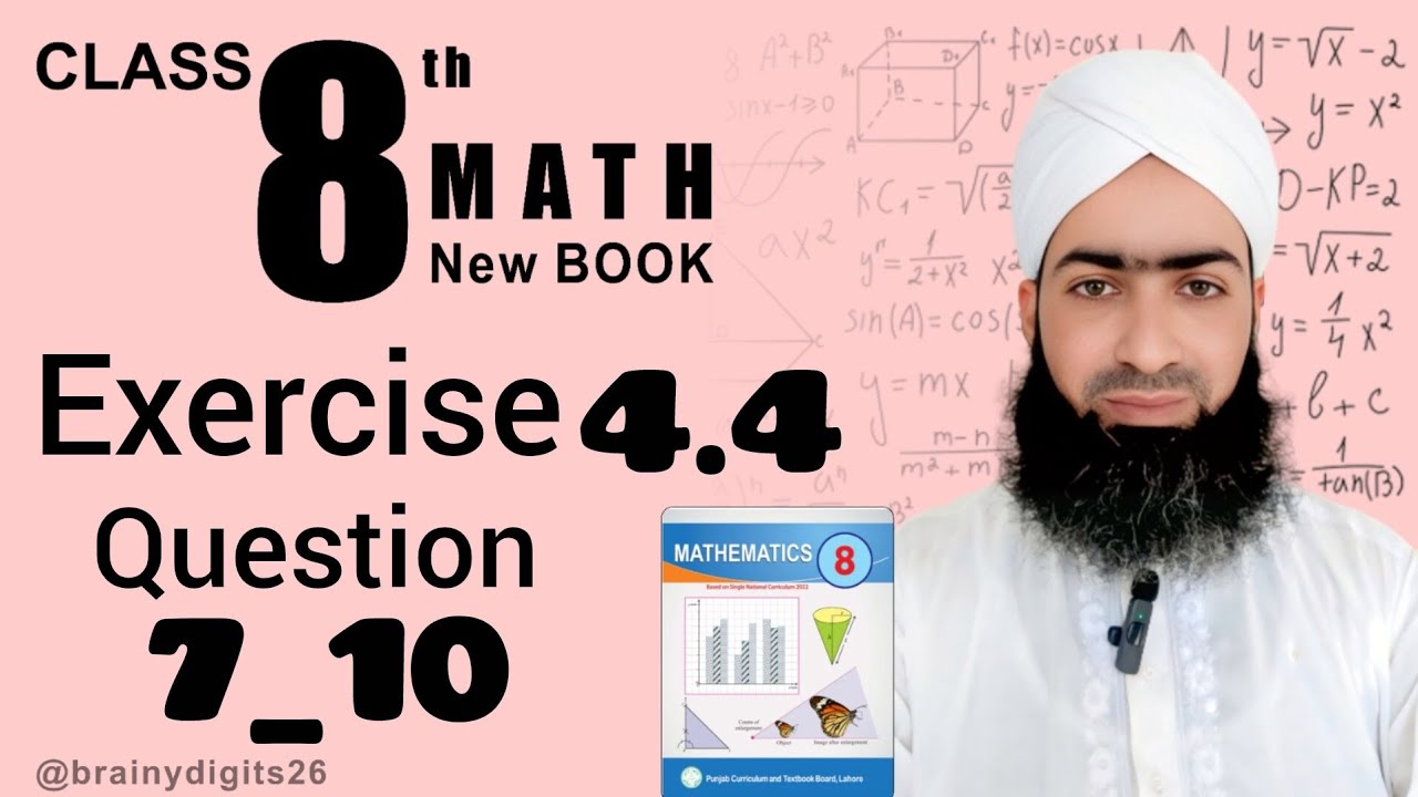 Class 8 | Maths |Ch #4 | Ex #4.4 |Q#7_10 |Sir Usman Attari |Construction of Triangle |Brainy Digits 