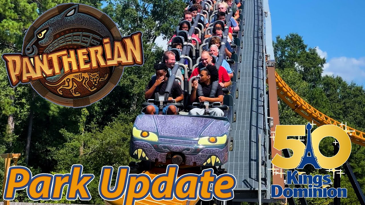 Pantherian is finally ALIVE! | Kings Dominion | Park Update | August 15th, 2025