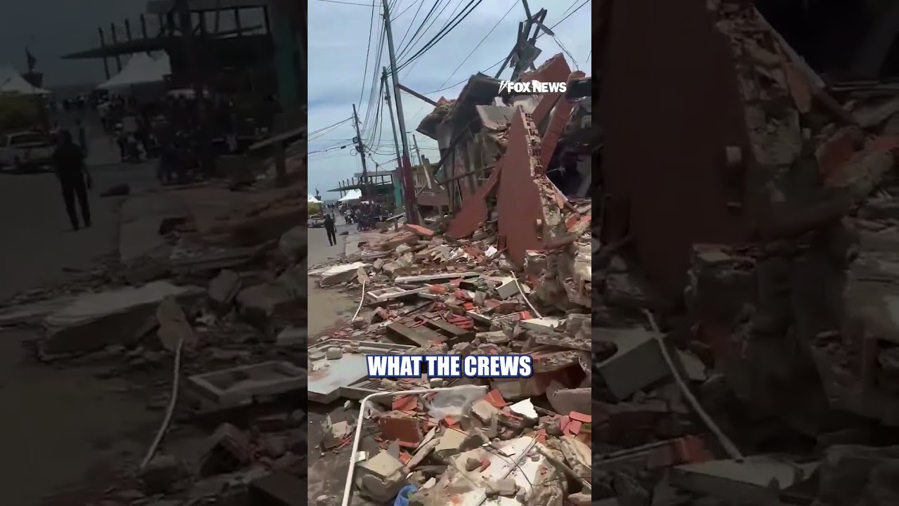 Video released by the Venezuelan government shows man pulled from rubble