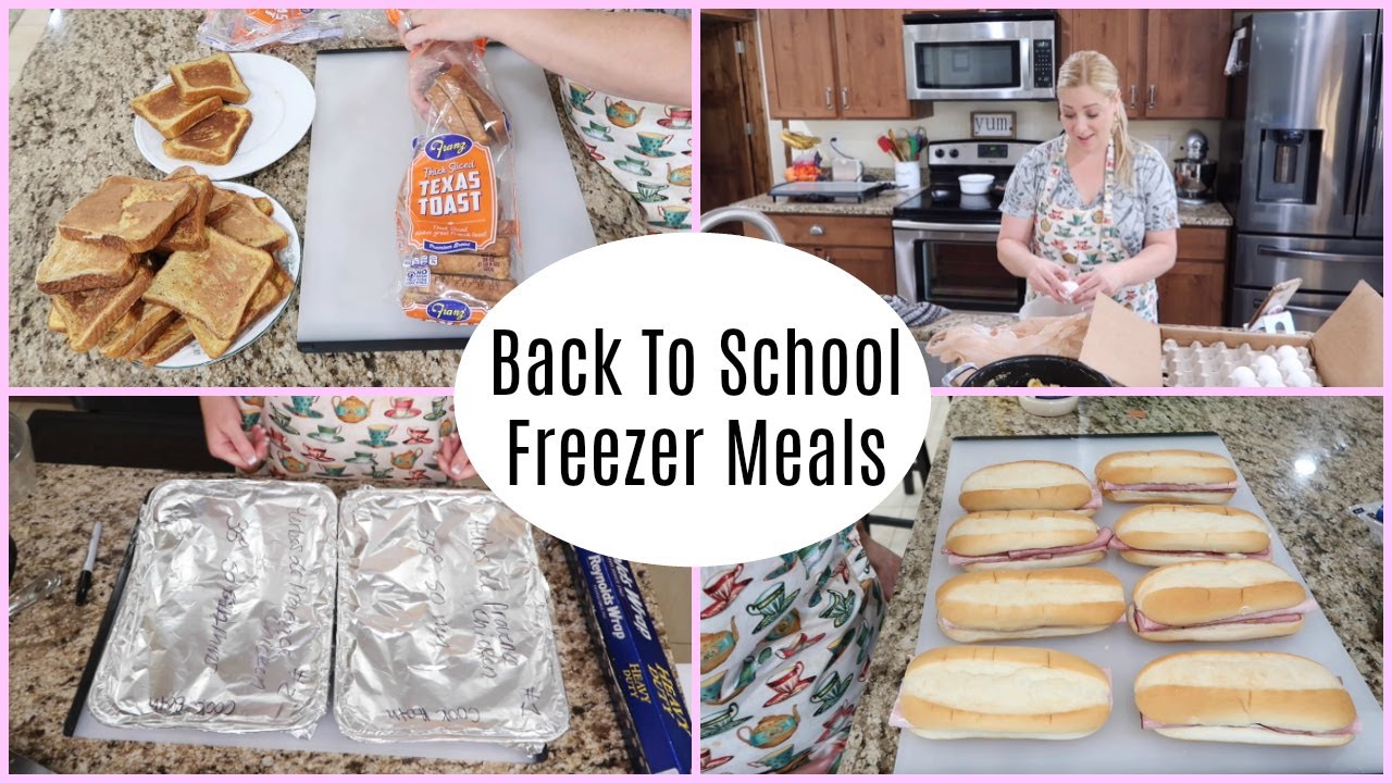 BACK TO SCHOOL FREEZER MEALS / COOK WITH ME