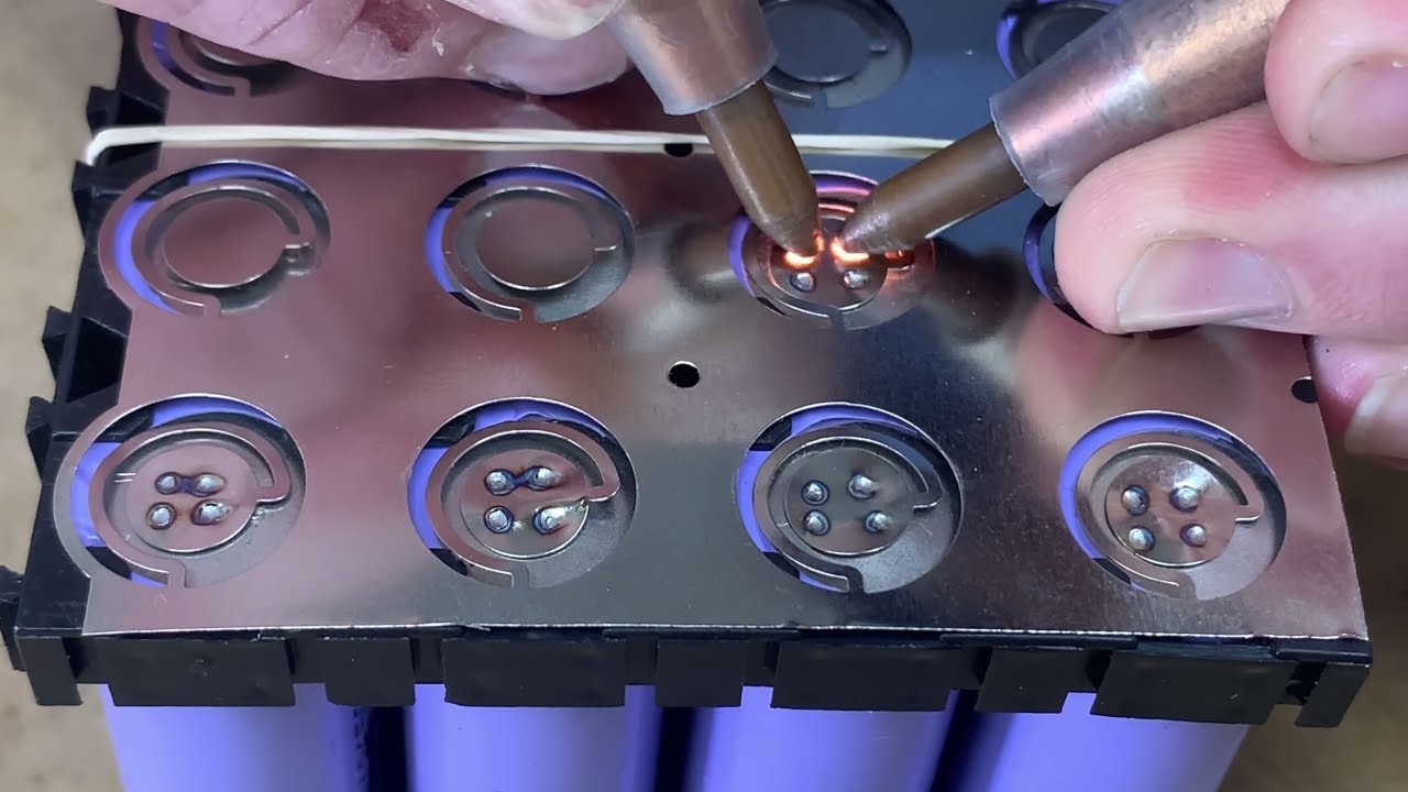 Building a fast 18650 DIYPowerwall 80P battery using a KWeld Spotwelder