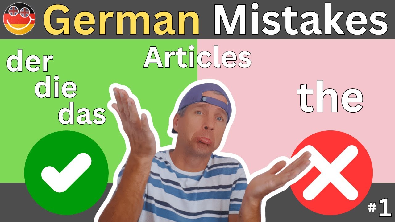 🇩🇪 Common German Mistake: Understanding the 3 Articles | Der, Die, Das Explained