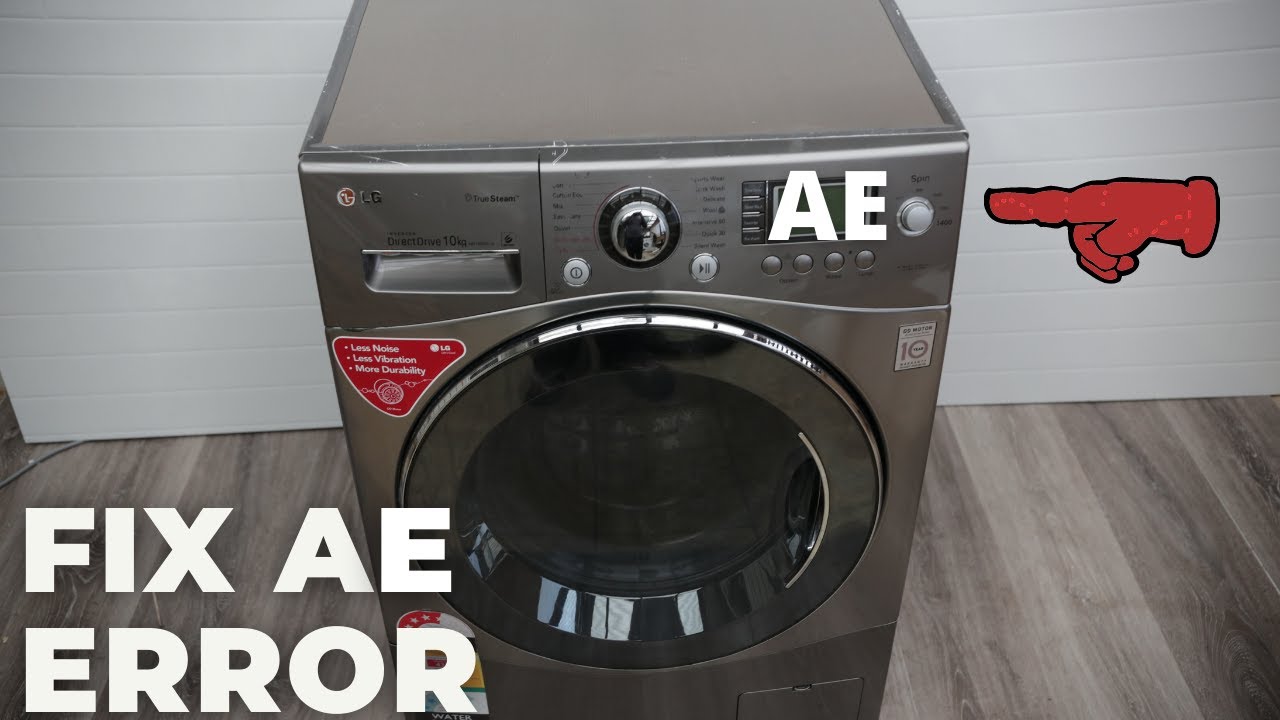 AE Error LG Washing Machine Easy Fix