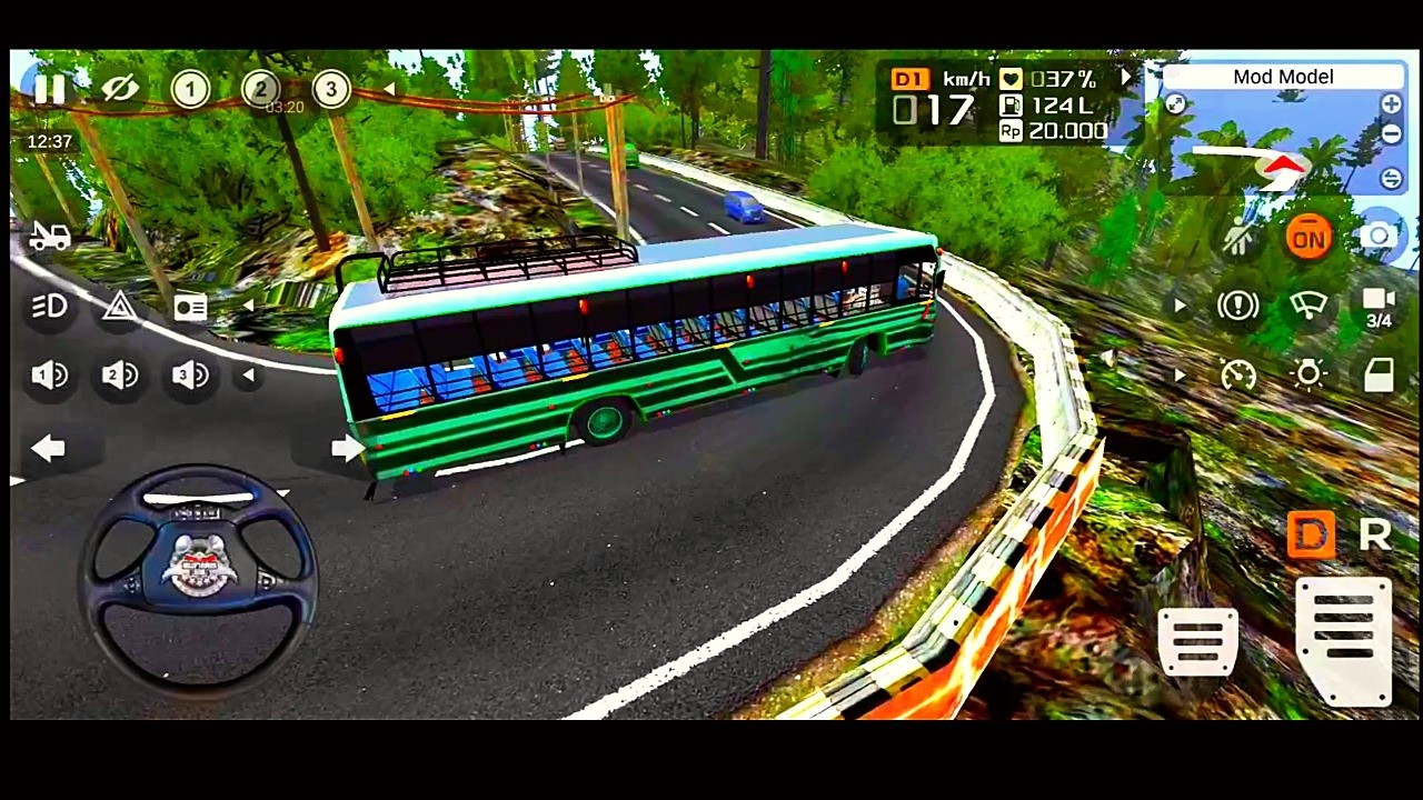 Ooty Hairpin Bend| Bus Wala Game| Bus Video Game| Gaming| Bus Turning on Bend Road| Android Games