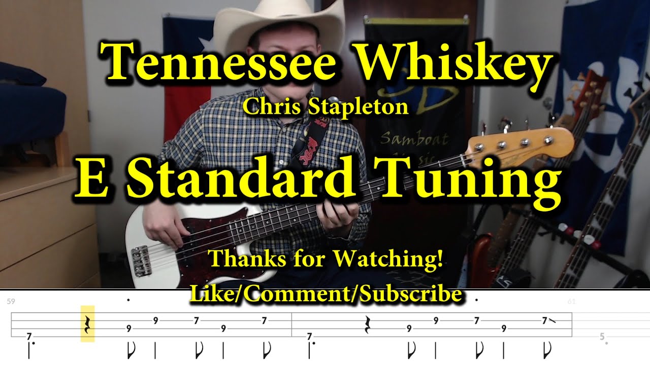 Tennessee Whiskey - Chris Stapleton (Bass Cover with Tabs)