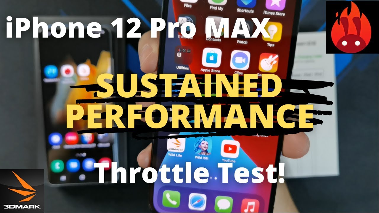 iPhone 12 Pro Max Throttle Test and Stress Test! Overheating?