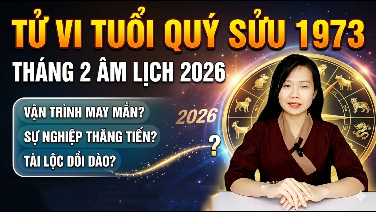 Tử Vi Tuổi Quý Sửu 1973: Trong Tháng 2 Âm Lịch Năm 2026 Công danh – Tài lộc – Sức khỏe – Gia đạo?