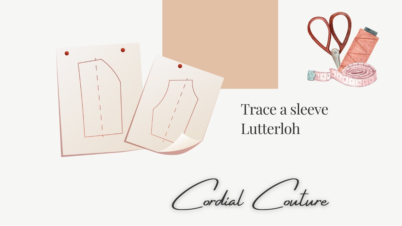 Lutterloh | How to trace a sleeve pattern | Ep 24 (En)